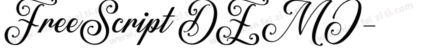 FreeScript DEMO字体转换
